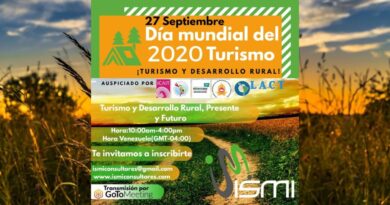 Día Mundial del Turismo. Turismo y Desarrollo Rural